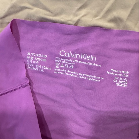 New Calvin Klein Invisibles 3 Pack Hipster Panties in Orchid/Cedar/Black Sz XL - Picture 5 of 7
